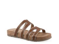 Tinarose Platform Sandal Cognac/Gold view