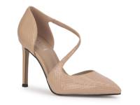 Yidris Pump Tan Snake Print view