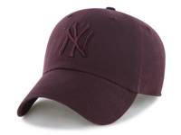 New York Yankees Clean Up Baseball Cap Burgundy view