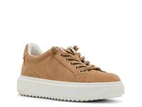 Greer Waterproof Platform Sneaker Almond Suede view