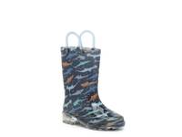 Shark Bait Light-Up Rain Boot - Kids' Navy view