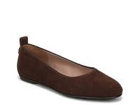 Ava Ballet Flat Chocolate Suede view