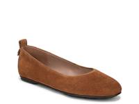 Ava Ballet Flat Chestnut Suede view