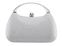 Klarity Clutch Silver Metallic view