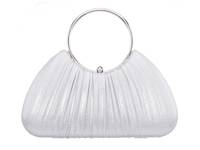 Zaylee Clutch Silver Metallic view