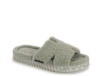 Cecilia Slide Slipper Dark Green view