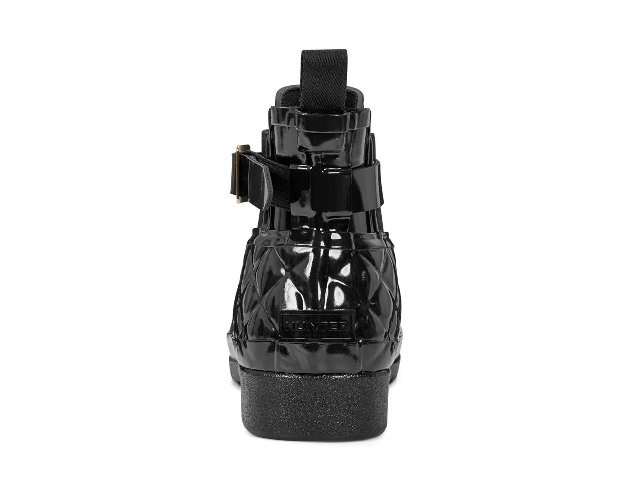 Quilted Gloss Refined Slim Fit Chelsea Rain Boot - Women's