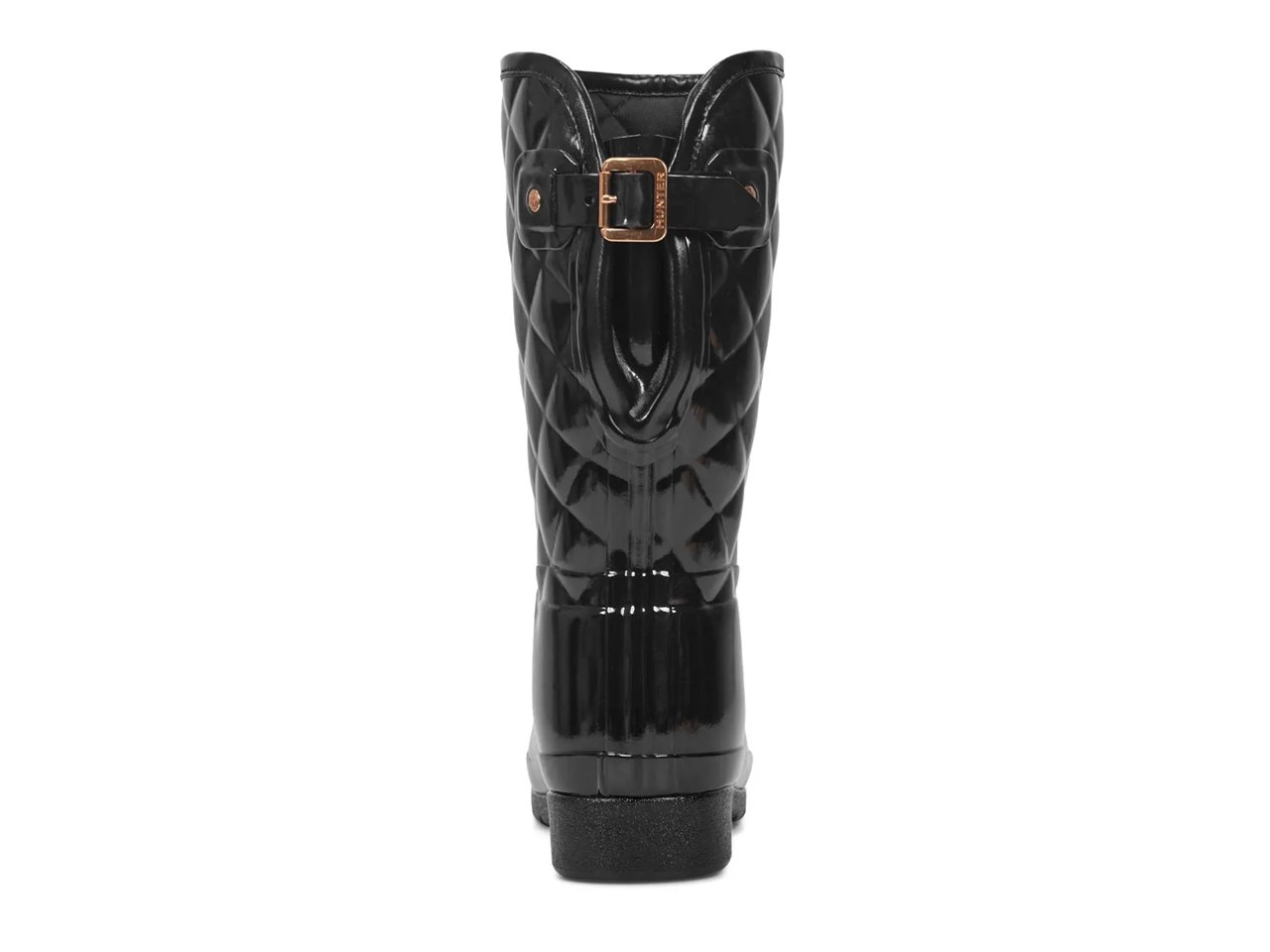 Adjustable Quilted Refined Slim Fit Short Rain Boot - Women's