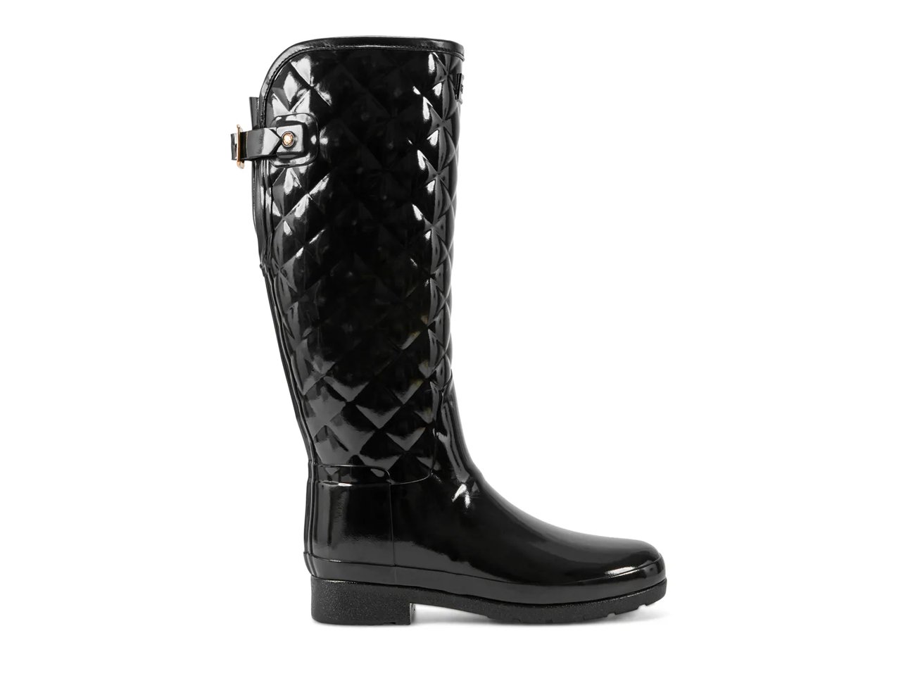 Refined Adjustable Quilted Slim Fit Tall Rain Boot - Women's