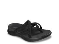 GO WALK Flex Starry Skies Sandal Black view