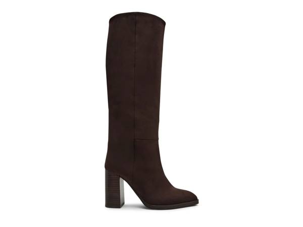 Featuring a brown knee high boot from DV by Dolce Vita.