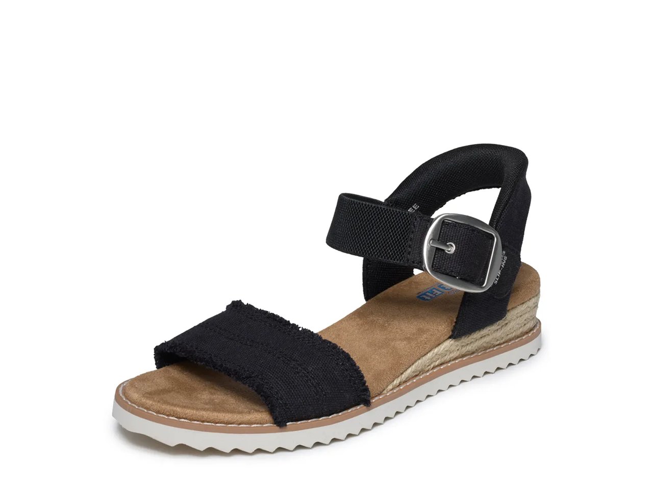 Hands Free Slip-ins BOBS Desert Kiss Frayed Fun Sandal
