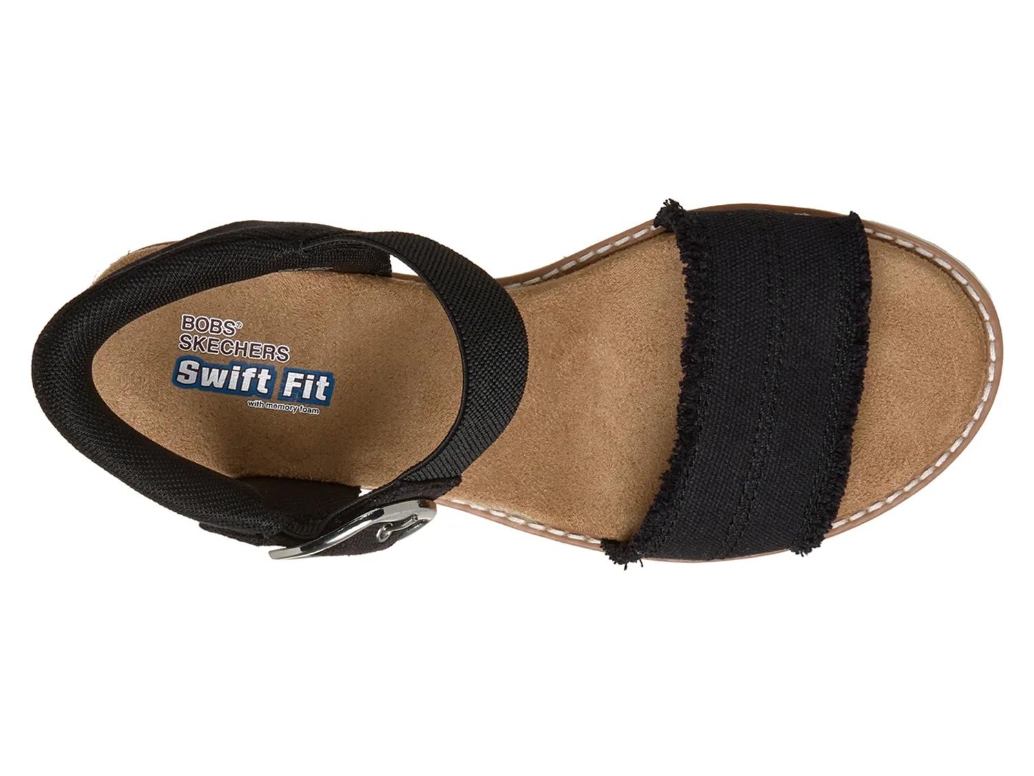 Hands Free Slip-ins BOBS Desert Kiss Frayed Fun Sandal