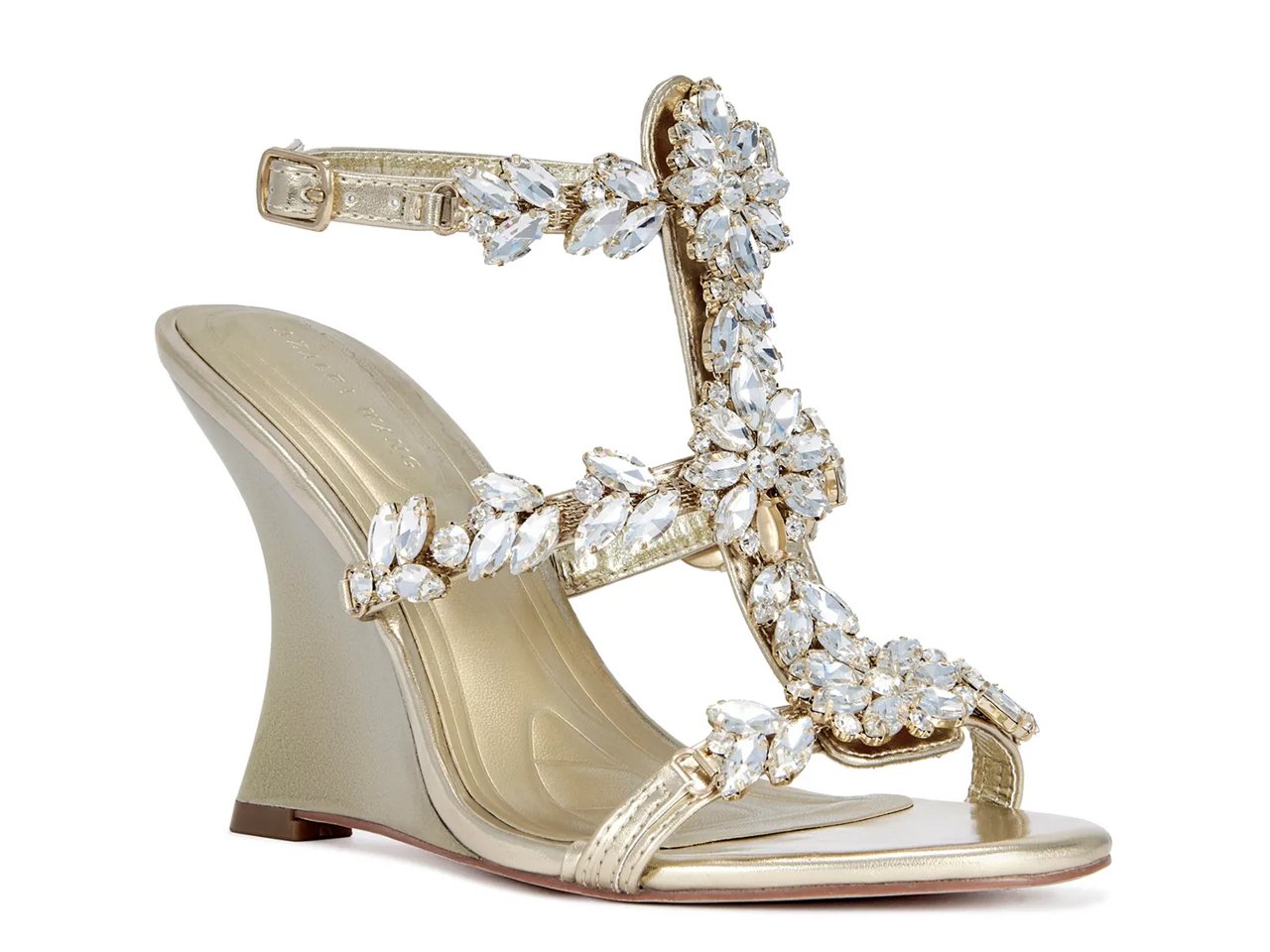 Porceline Wedge Sandal