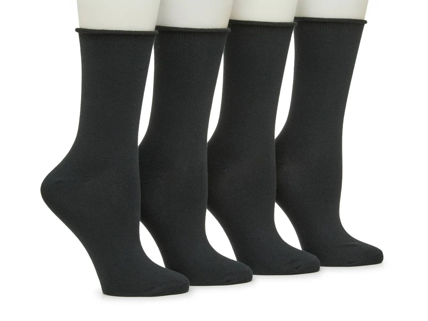 Buttersoft Women's Crew Socks - 4 Pack