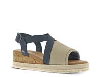 Orinthia Wedge Sandal Navy/Beige view