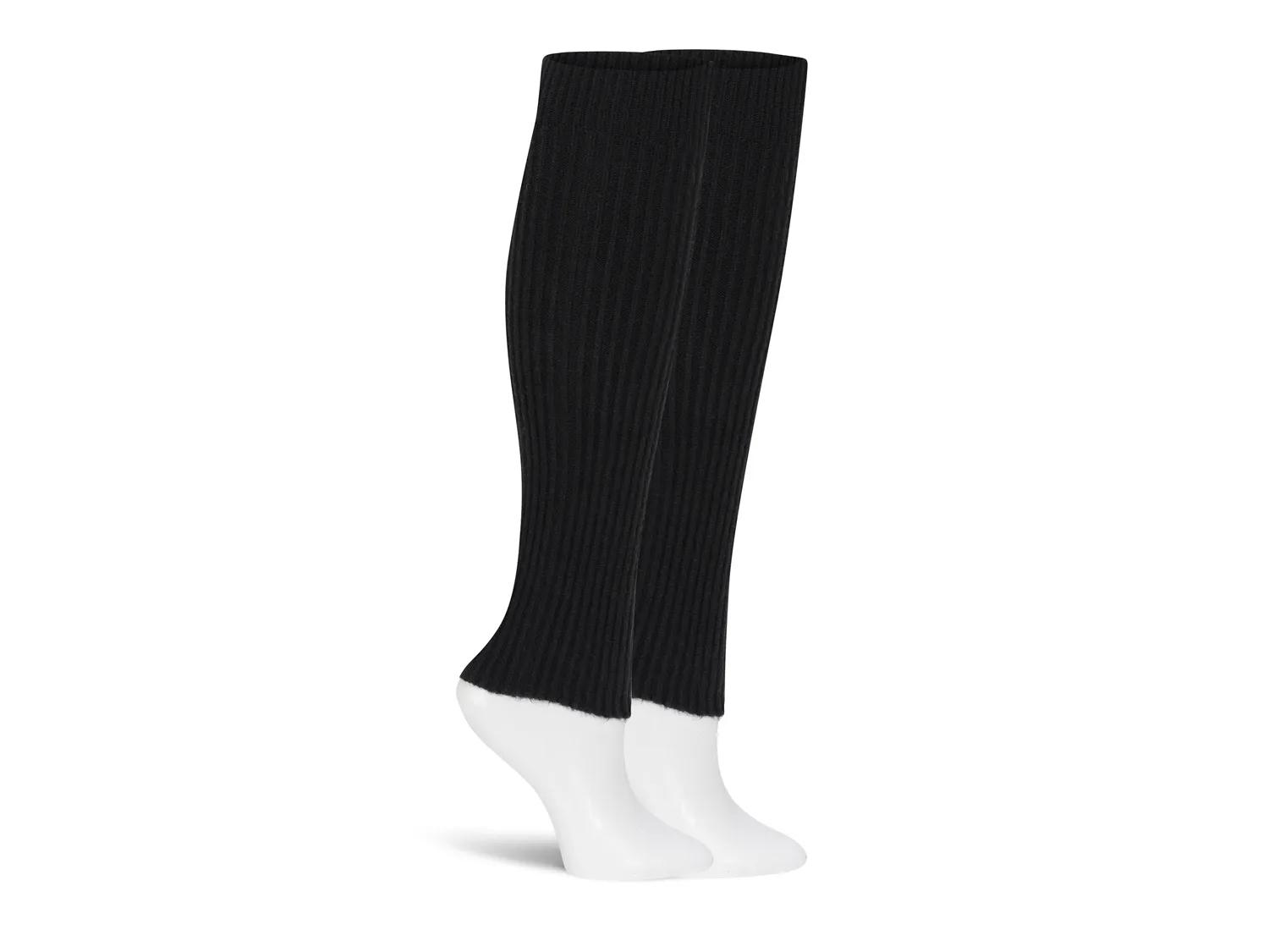 Lemon Nonterry Legwarmers In Black