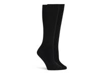 Cable Knit Women's Knee High Socks Black view