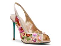 Gerri Sandal Beige Floral view