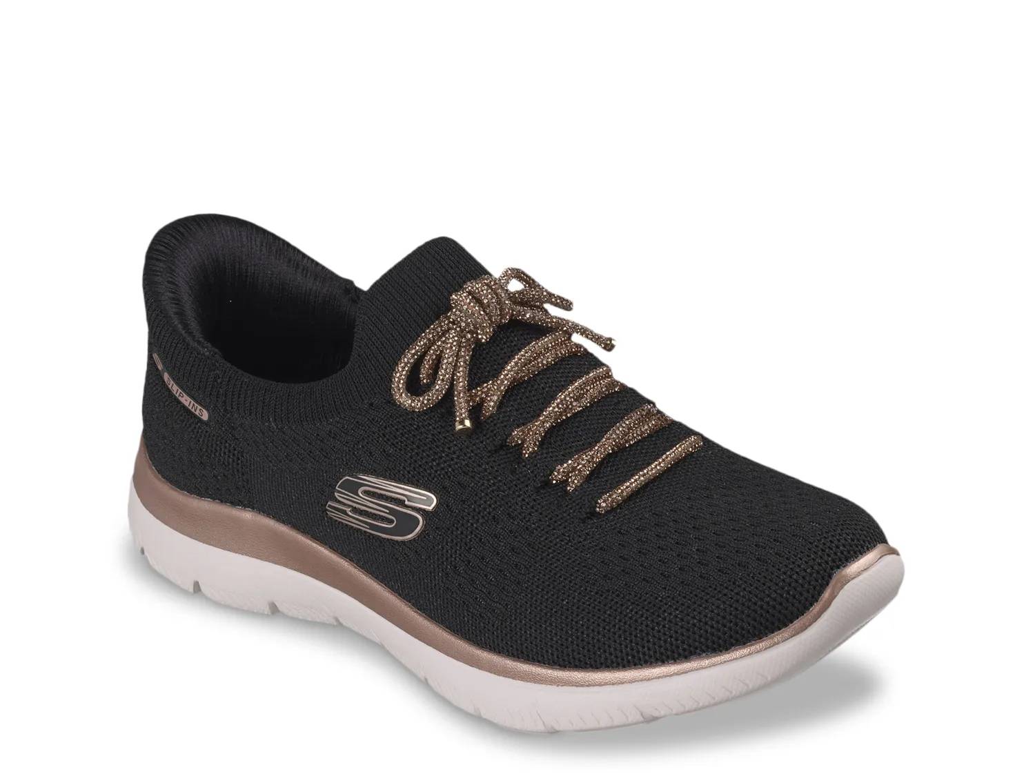 Hands-Free Slip-Ins: Summits - Crystal Dream Slip-On Sneaker - Women's