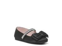 Lil Sophia Grace Mary Jane Flat - Kids' Black view