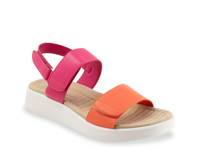 Arica Wedge Sandal Orange/Pink view
