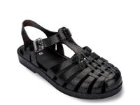 Possession Shiny Fisherman Sandal Black Glitter view
