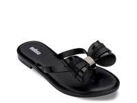 Slim V Flip Flop Black view