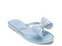 Slim V Flip Flop Blue Glitter view