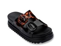 Cozy Platform Sandal Black/Brown Tortoise view