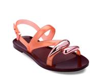 Iris Sandal Burgundy/Orange view