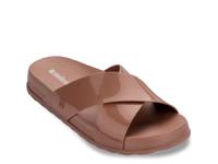 Cozy Cross Slide Sandal - Women's Brown view