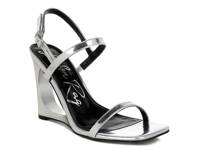 Ladra Wedge Sandal Silver Metallic view