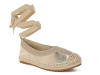 Zayal Espadrille Flat Gold Metallic view