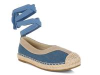 Nalya Espadrille Flat Blue view