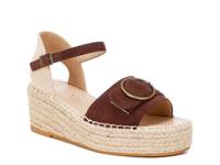 Amilta Espadrille Wedge Sandal Dark Brown view