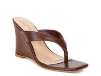 Amilta Wedge Sandal Dark Brown view