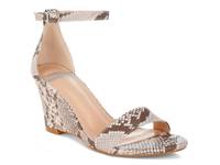 Kodor Wedge Sandal Beige/Brown Snake Print view
