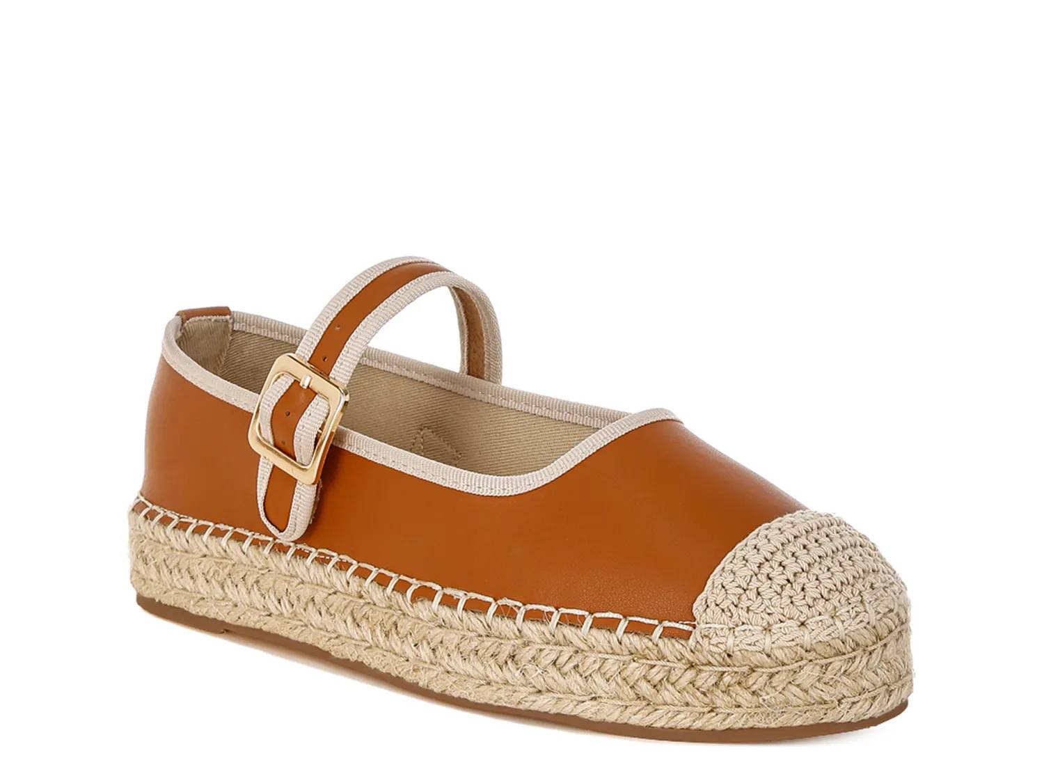 Ostac Mary Jane Espadrille Flat