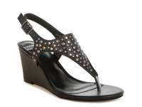 Sappho Wedge Sandal Black view
