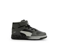 Rebound Layup Speckle Fade High-Top Sneaker - Kids' Grey view