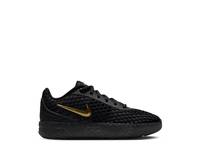 LeBron Witness X Basketball Shoe - Kids' Black/Gold view