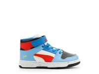 Rebound Layup RCL Elevated High-Top Sneaker - Kids' White/Multicolor view