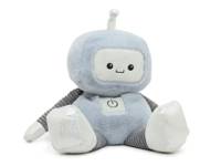 Silver Robot Warming Stuffed Toy Silver view