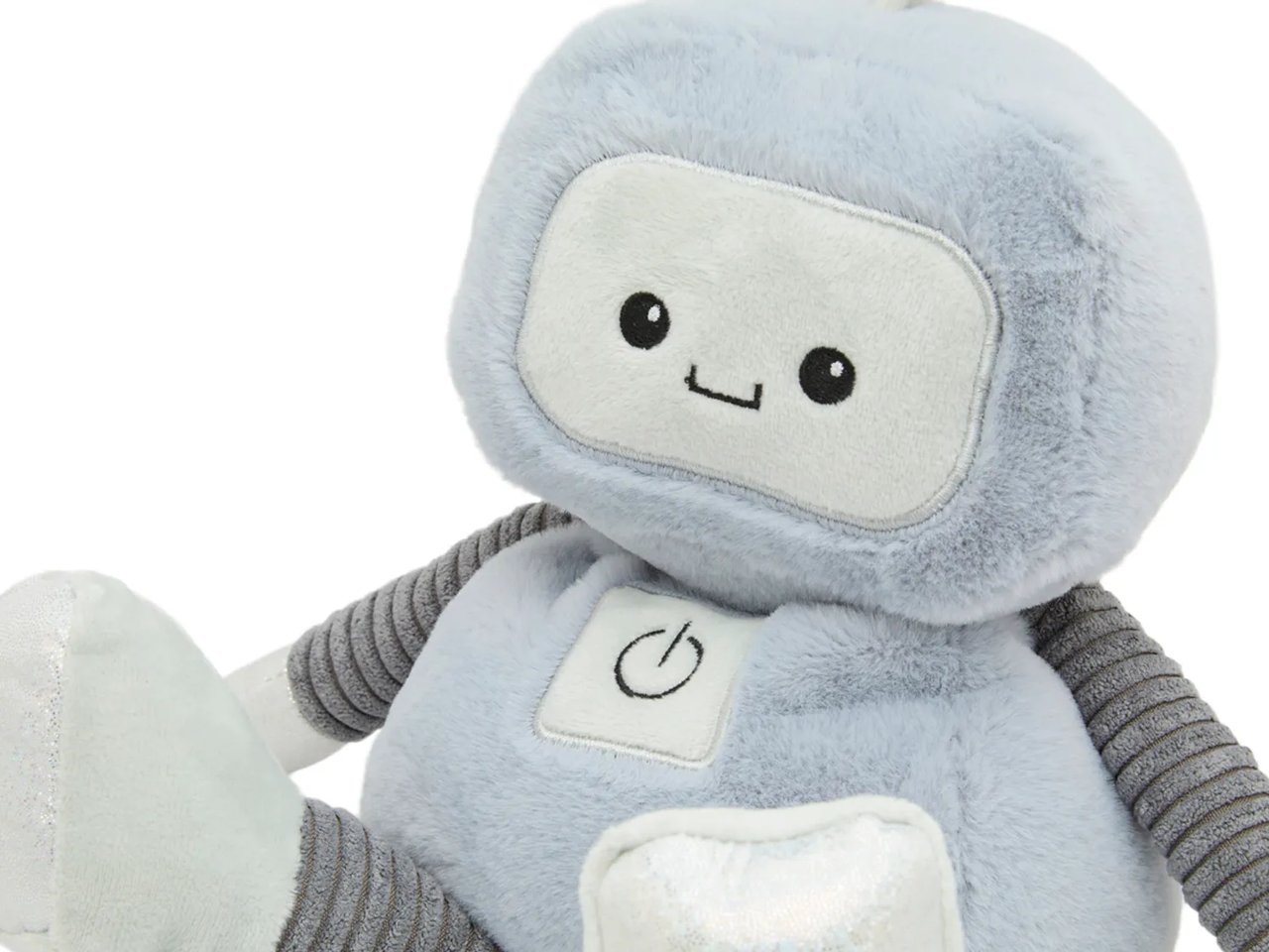 Silver Robot Warming Stuffed Toy