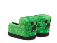 Minecraft Creeper Kids' Slipper Green view