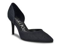 Gloria Pump Dark Blue Fabric view