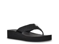 Meena Wedge Sandal Black view