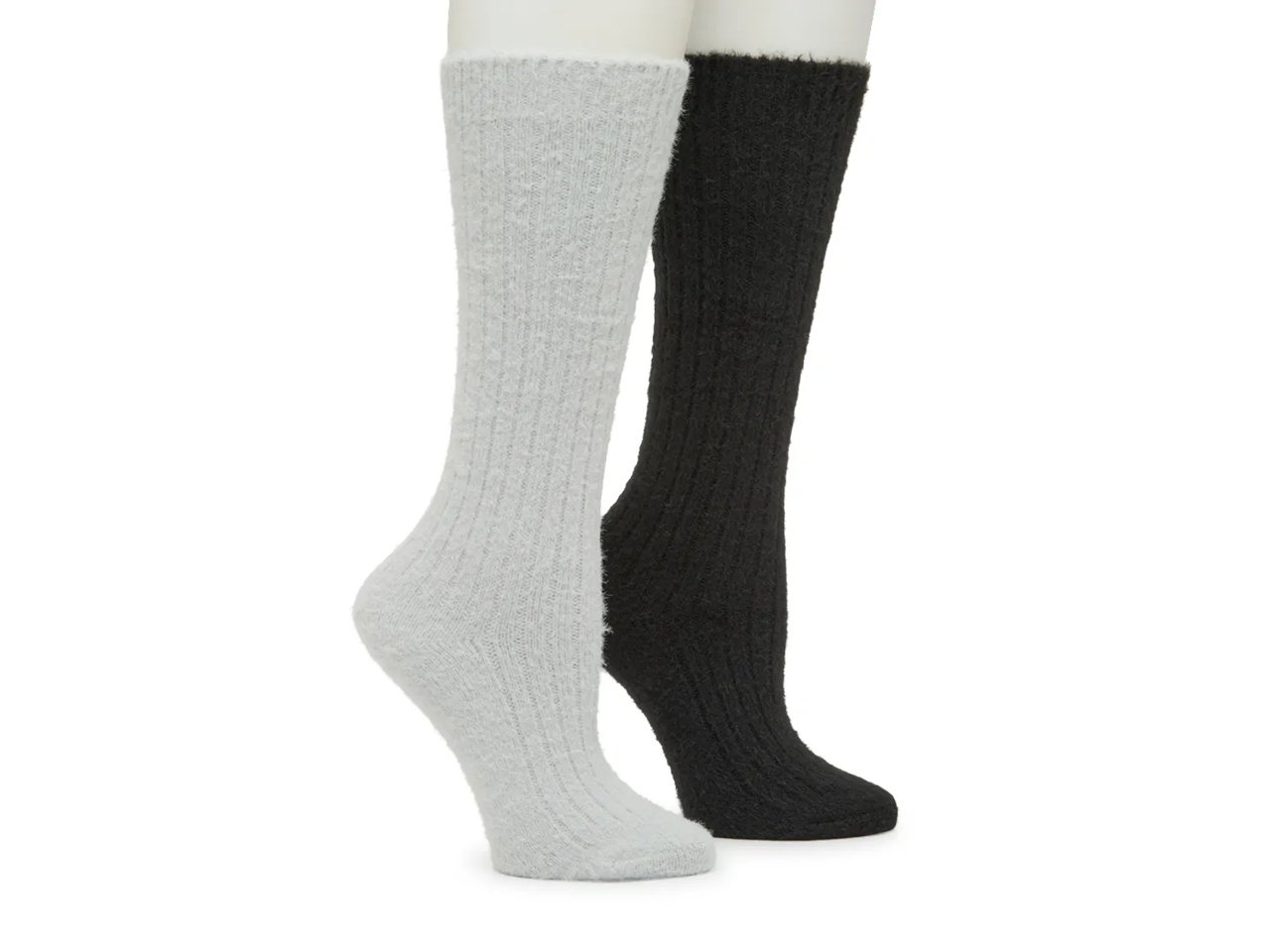 Fuzzy Slouch Women's Crew Socks - 2 Pack