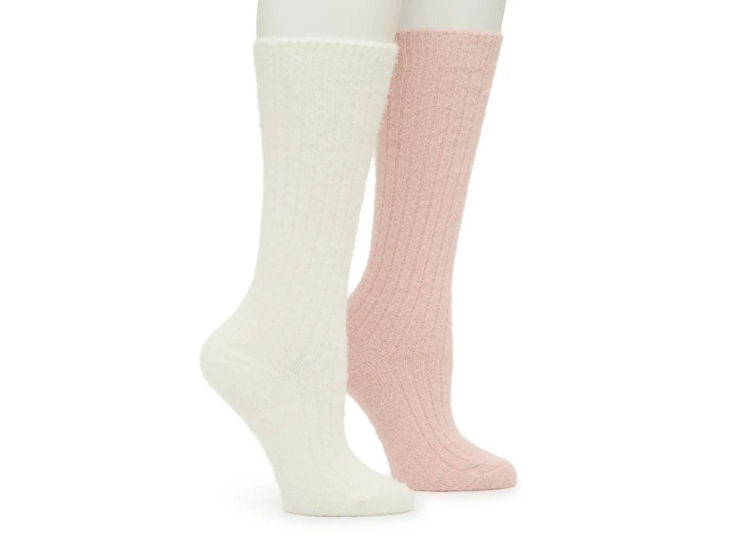 Fuzzy Slouch Women's Crew Socks - 2 Pack
